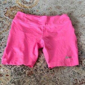 Nike Women's Bright Pink Athletic Shorts